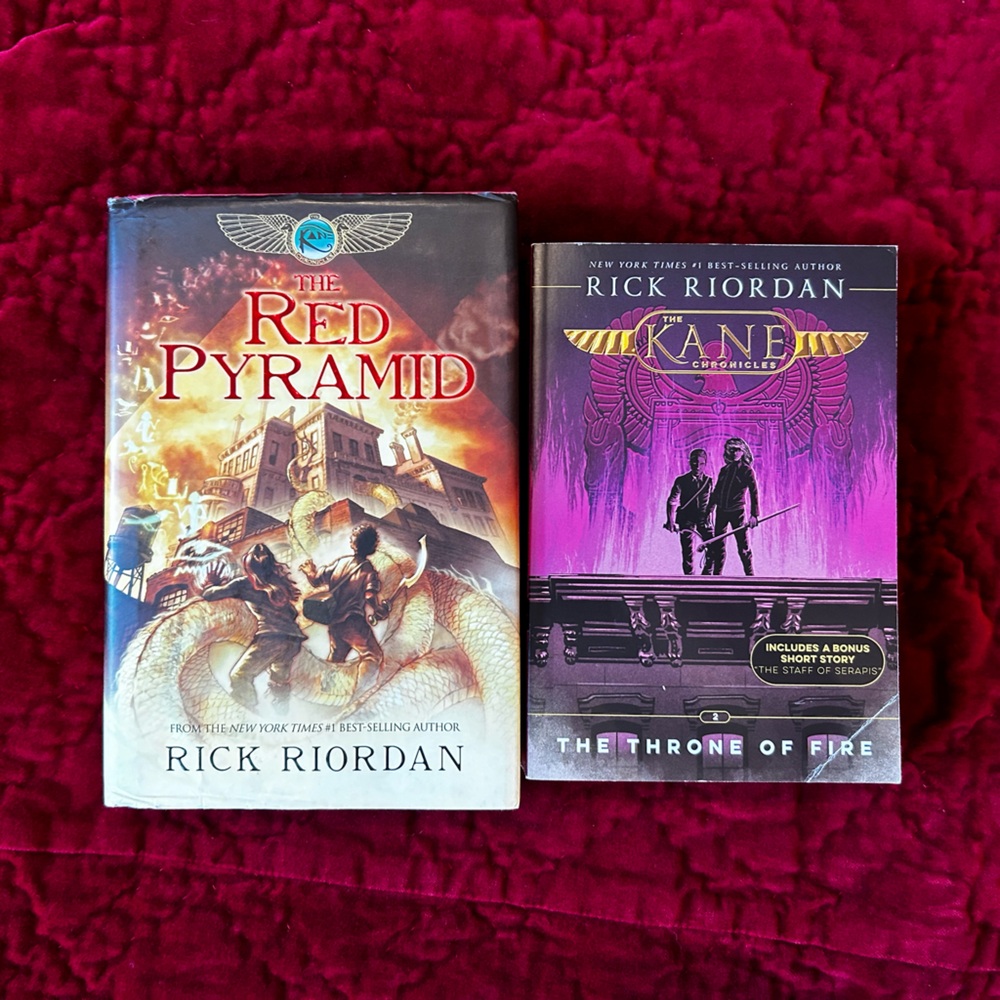 Kane Chronicles Books 1 & 2 by Rick Riordan
